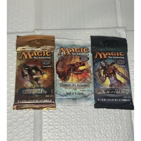 MTG Foreign Planar Chaos Time Spiral & Future Sight Booster Packs. New Sealed.